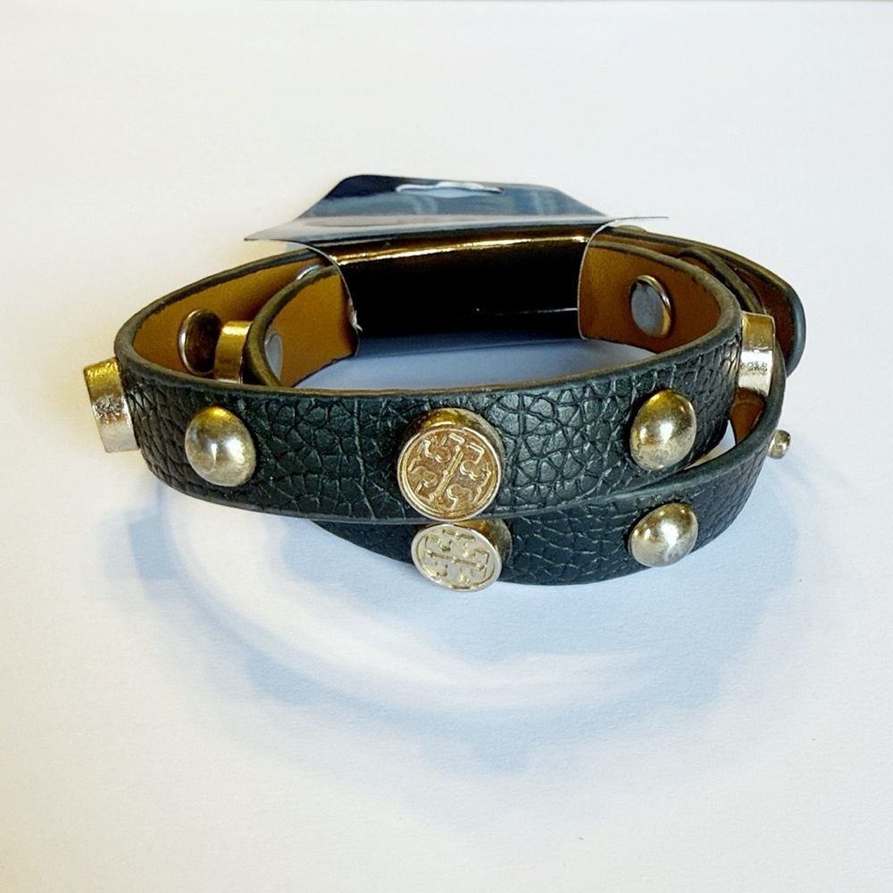 Tory Burch Double Wrap Logo Bracelet